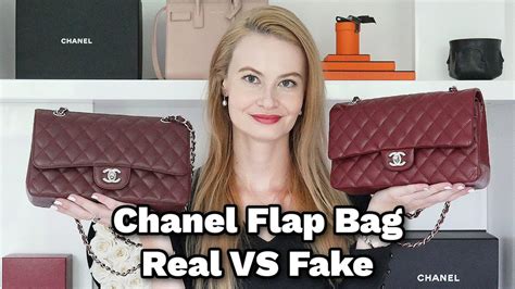 chanel maxi flap fake vs real|chanel flap 2.55.